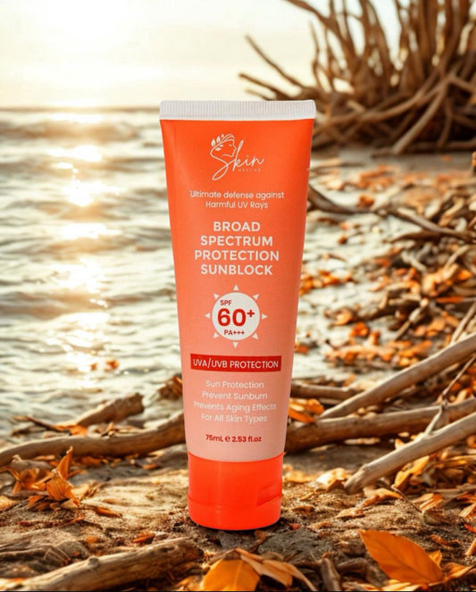 Broad spectrum protection sunblock